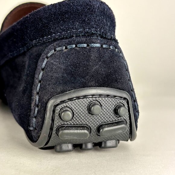 Bruno Magli Torro Blue Suede Loafers (US 10M / EU 43) Like New - Picture 8 of 14